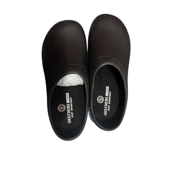 Skechers Black Slip-On Clog Loafers main image 9